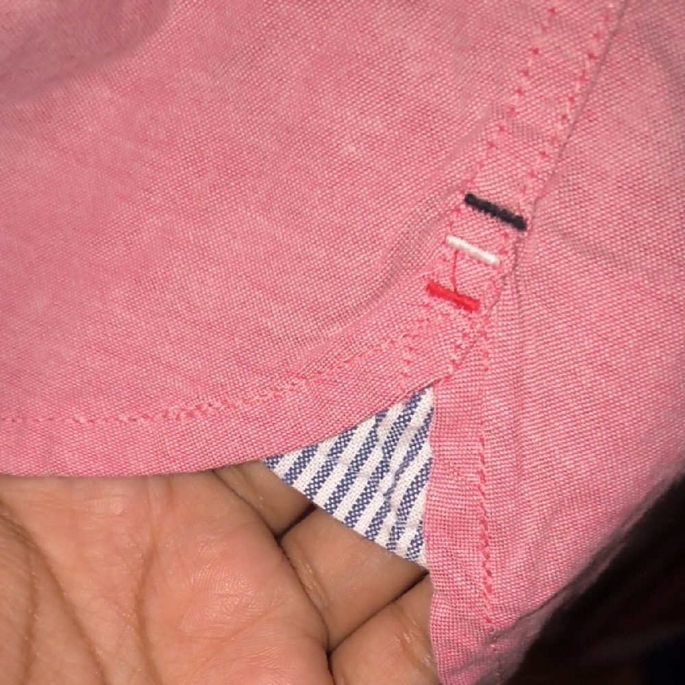 Tommy Hilfiger | Men's Casual Pink Shirt - Picture 4 of 7